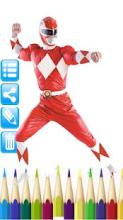 coloring power rangers截图3