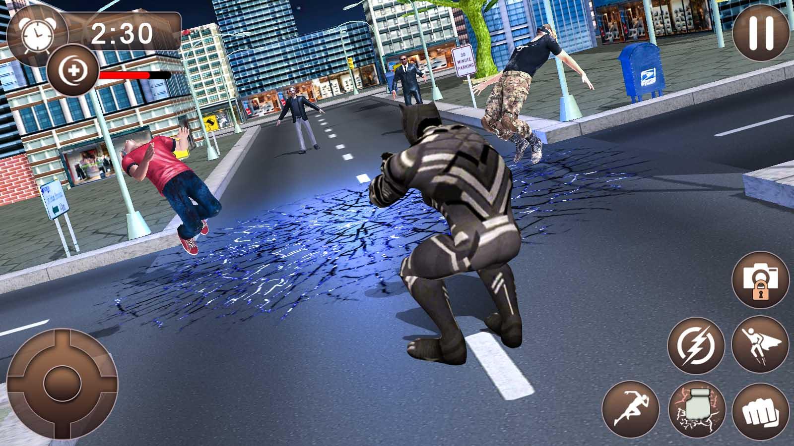 Panther Super Hero Crime City Battle截图3