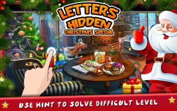 Christmas Hidden Letters : Hidden Object 100 Level截图1