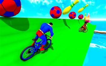 Superheroes BMX Stunts Bike Race Free截图3