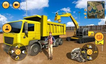 Heavy Excavator Construction Sim 2018截图1