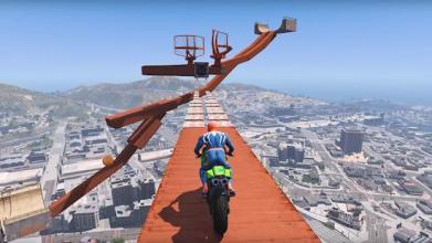 Super Hero Extreme Bike Stunt Subway Master截图5