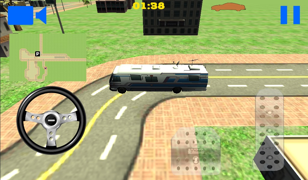 Central Bus & SUV Car Parking截图2