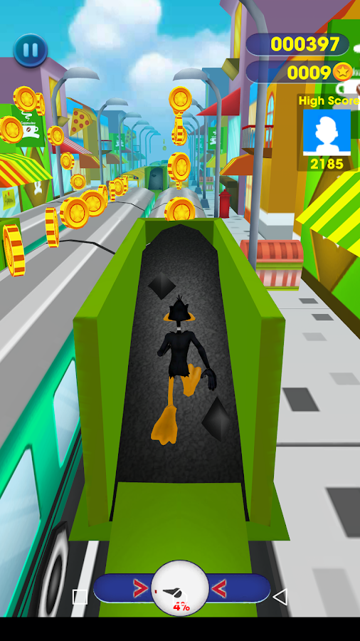 Lonney tunes dash : daffy subway escape 3D截图2