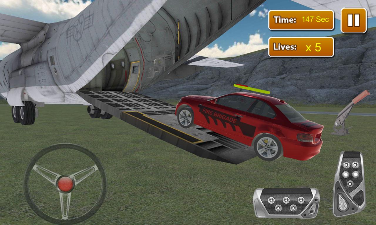 Firefighter Car Transporter 3D截图5