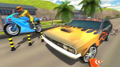 Chained Bikes VS Chained Cars: Free Racing Games截图1