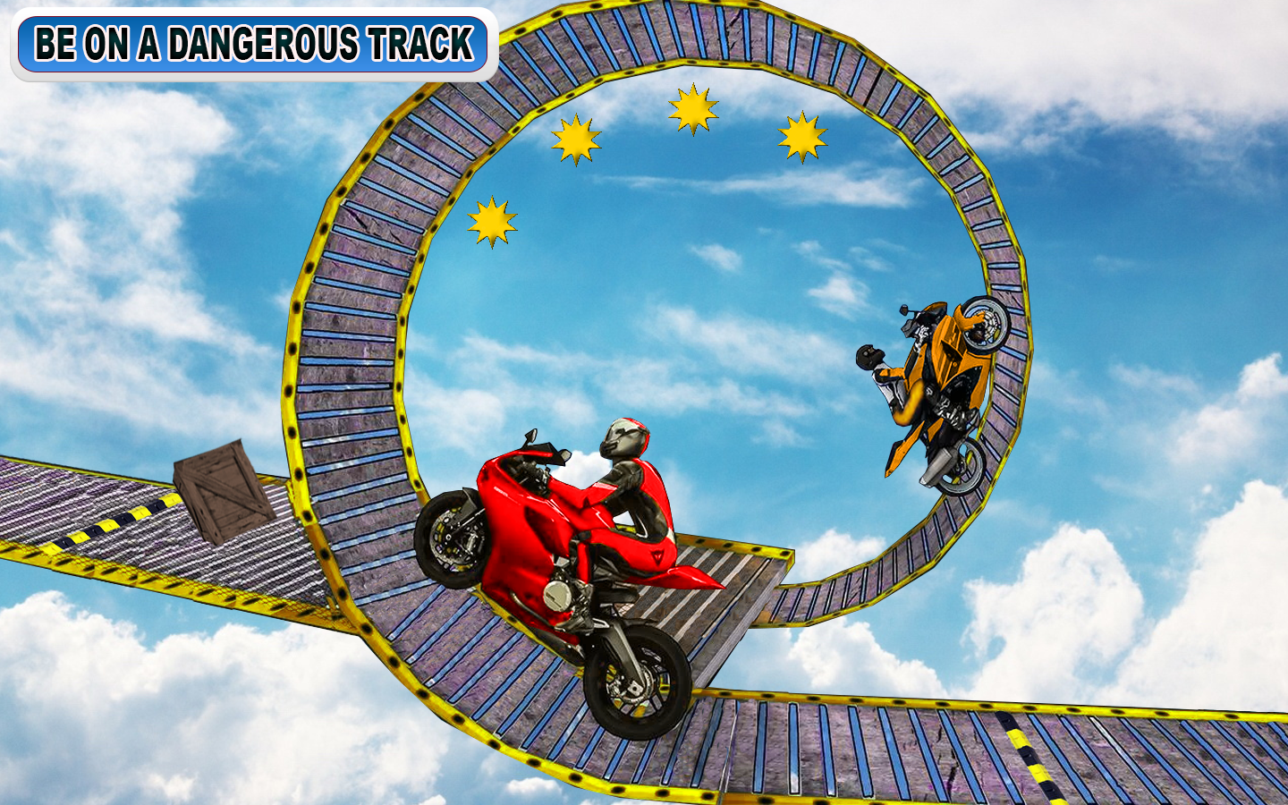 Racing Moto Bike Stunt : Impossible Track Game截图2