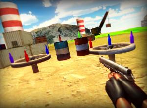 Real Bottle Shoot 3D- Expert Gun Shooting Game截图1