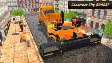 Indian Road Construction Crane Simulator 2018截图1