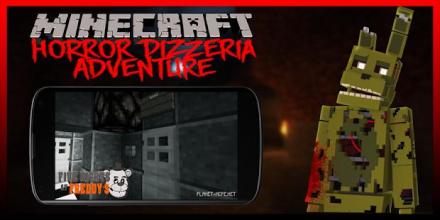 FNAF Horror Pizzeria Adventure map MCPE截图3