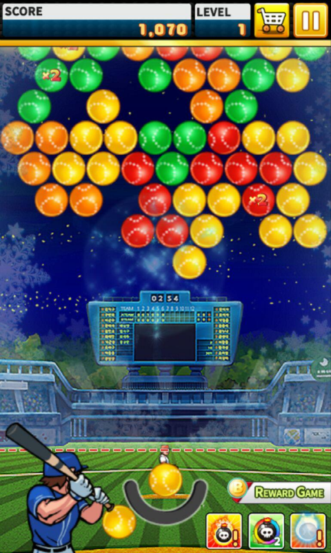 Bubble Shooter Baseball截图2