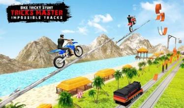 Bike Tricky stunt Tricks Master Impossible Tracks截图3