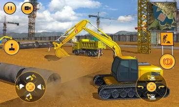 Heavy Excavator Construction Sim 2018截图4