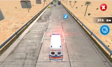 Traffic Race Crash Ambulance截图1