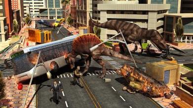 Jurassic Escape Dino City Rampage Simulation 3D截图1