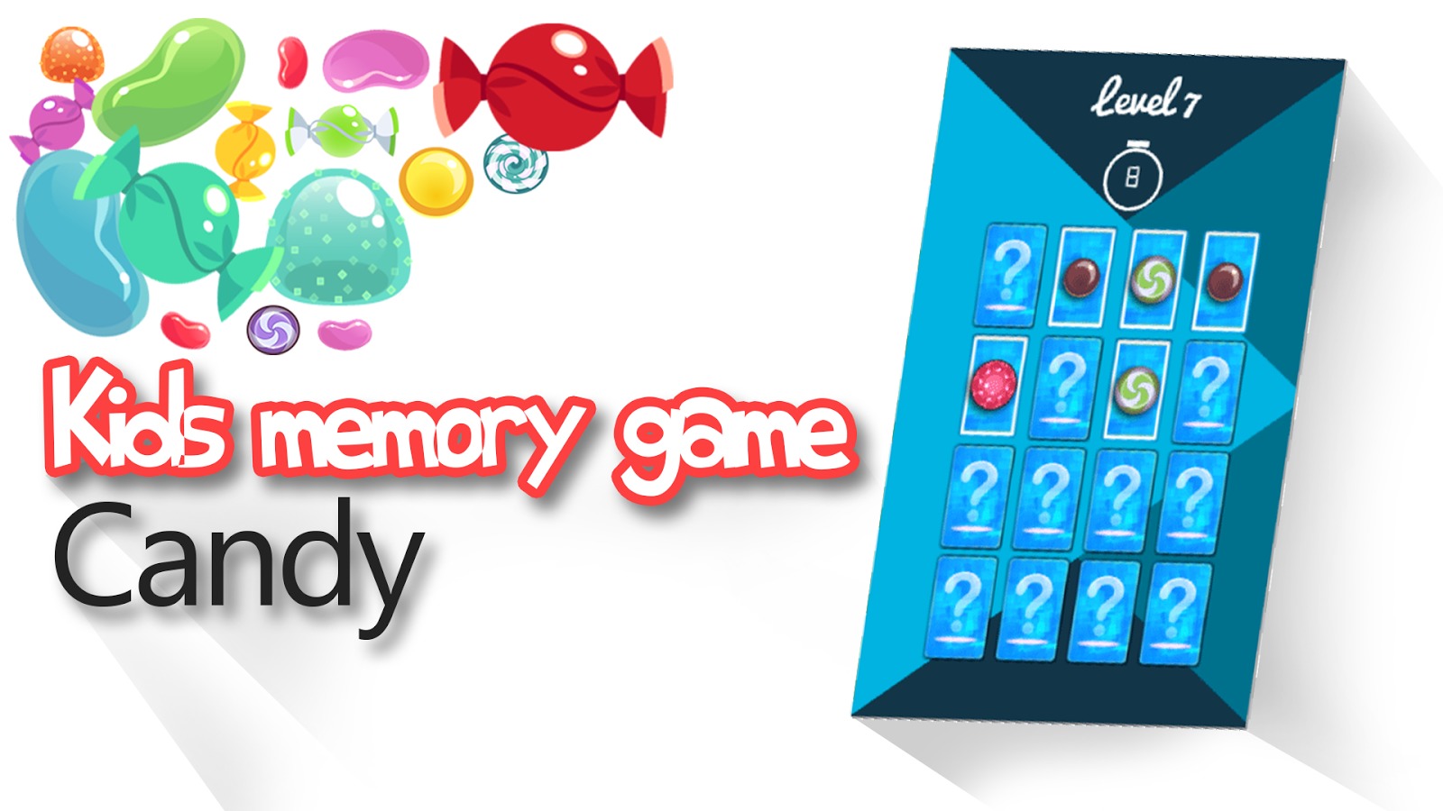 Kids memory game Candy截图3