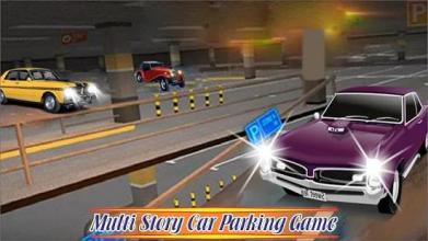 Classic Car Parking: Multistory 3D 2018截图4