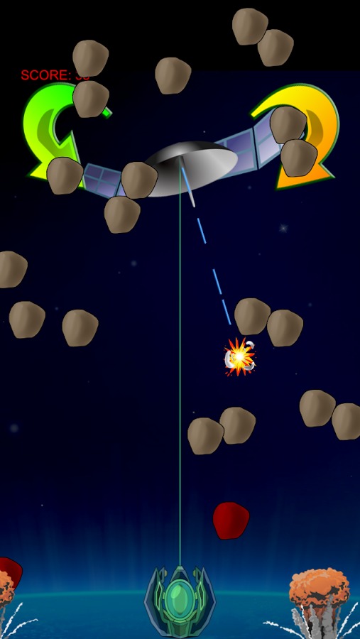 LASER SHIELD asteroids defense截图4