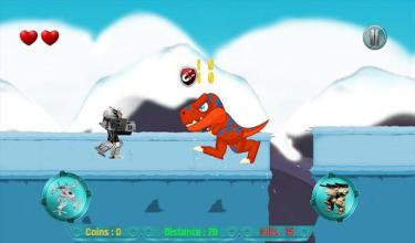 Robot Spider Transform Run: Dinosaur Kill Quest截图5