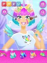 Makeup Girls Unicorn - Makeover Salon Game截图4