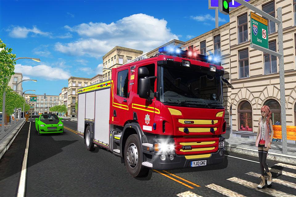 Grand NY Real FireFighter: Rescue Mission 2017截图4