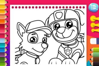 Puppy Patrol Coloring Book截图3