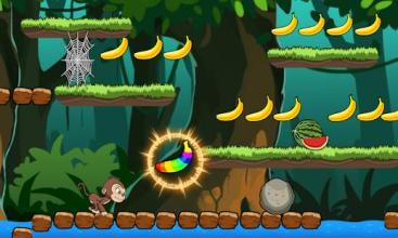 Banana island - Banana monkey run - monkey world截图2