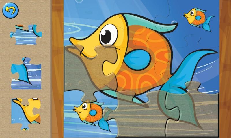 Kids Sea Animals Jigsaw Puzzle截图3