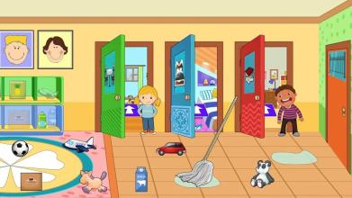 Pretend Play Home Repair: Doll House Cleaning截图2