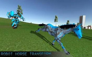 US Police Robot Car Cop Transform Horse Games截图5