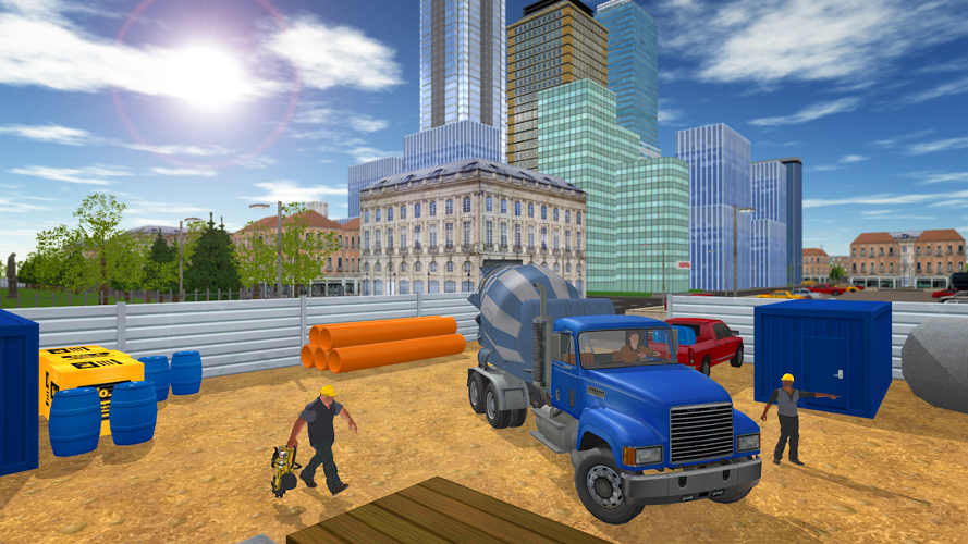 Construction Truck Transport截图2