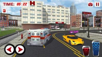 Ambulance Rescue Simulator - Ambulance Games 2018截图1