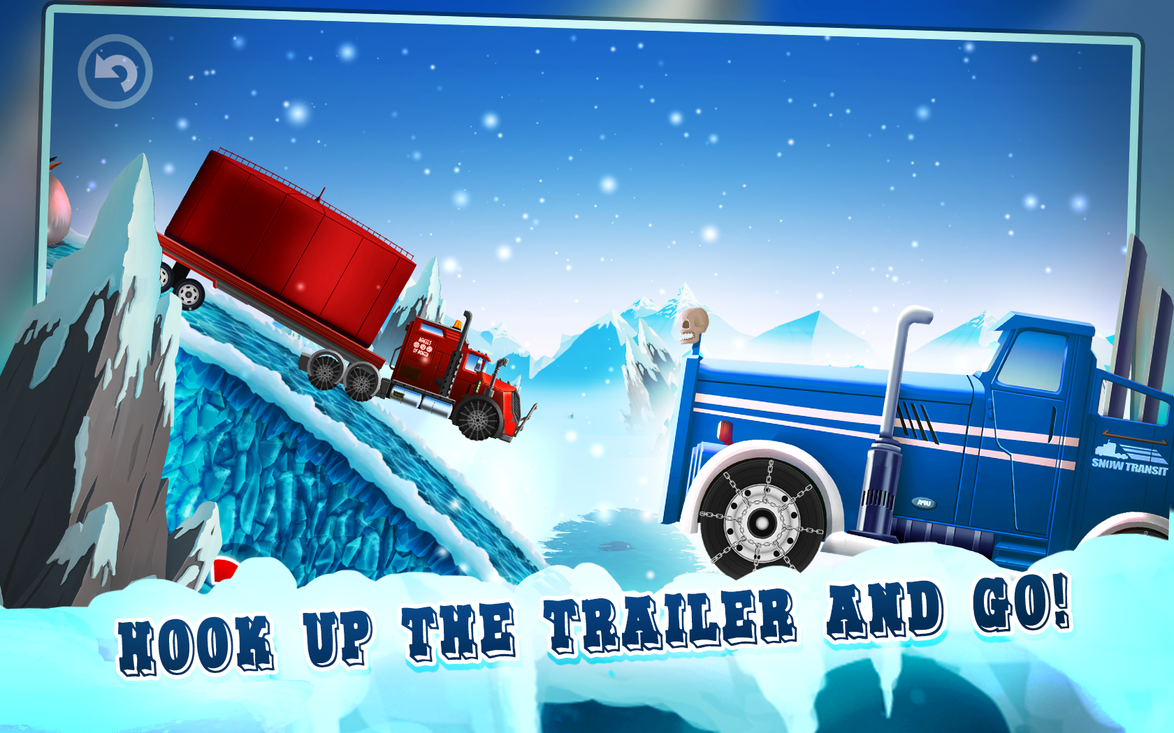 Ice Road Truck Driving Race截图5