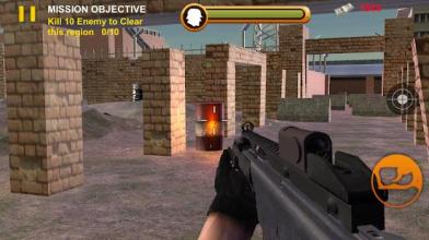 Commando Fury Cover Fire - action games for free截图1