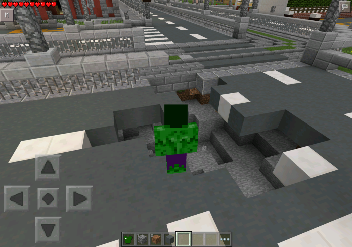 Amazing Green Hero Mod MCPE截图2