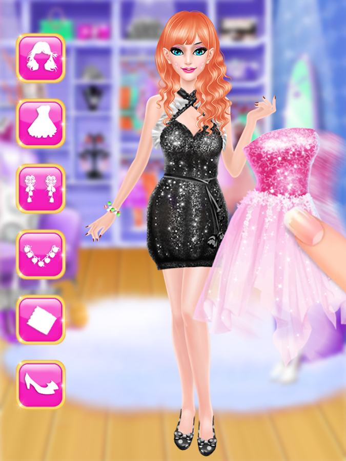 Pink Princess Makeover: Fashion Doll Salon Game截图1