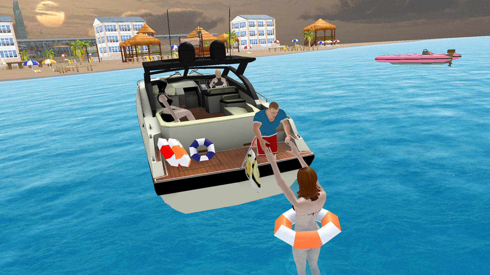 Lifeguard Beach Rescue Duty: Boat Rescue Team截图2