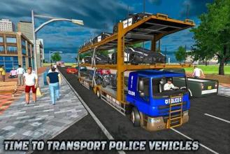 Police ATV Bike & Car Plane Transport Truck Game截图4