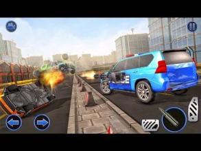 US Police Hummer Car Quad Bike Police Chase Game截图3