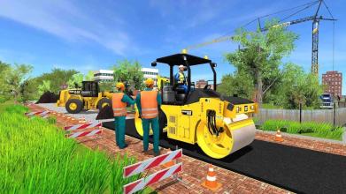 Road Construction Sim Operating Heavy Machinery截图5