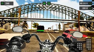 Motorbike Racing 2018 - Super Traffic Rider Game截图3