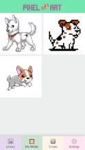 Dog Color By Number: Pixel Art Dog截图1