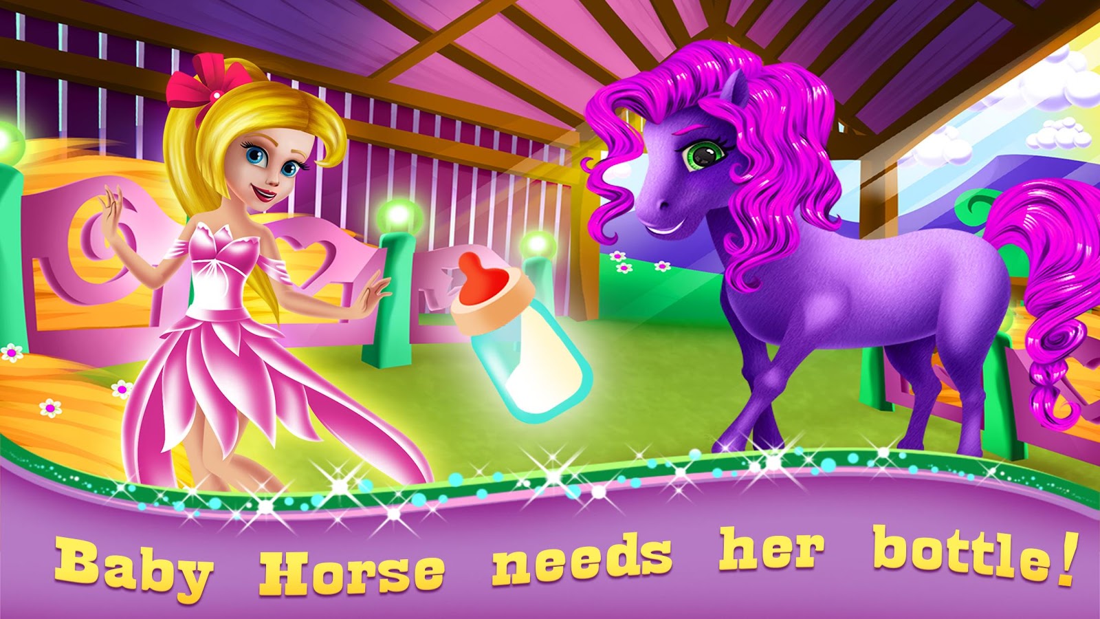 Princess Pony Horse Caring - Beauty Salon Makeover截图3