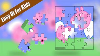 Jigsaw Puzzle For Pepa Pig Kids截图1