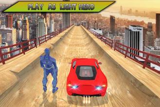 Light Hero Vs Super Cars Vertical Stunts截图5