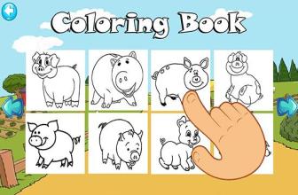 Art Coloring Page - for Pig Painting截图5