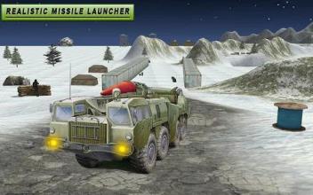 Missile launcher US army truck 3D simulator 2018截图4