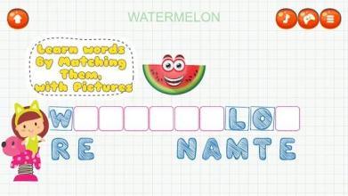 Fancy Fruit Vocabulary Game截图2