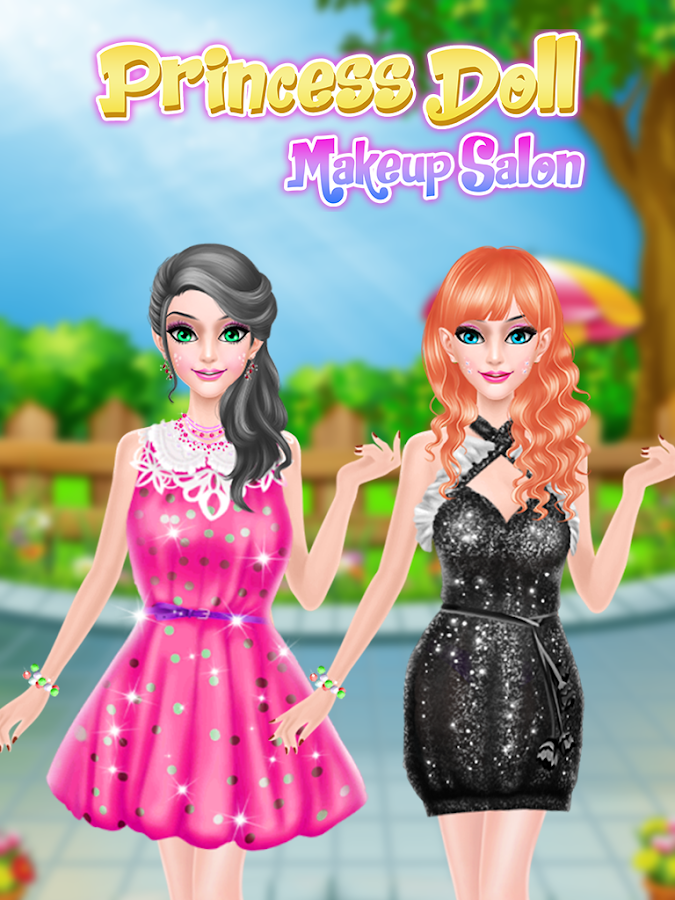 Pink Princess Makeover: Fashion Doll Salon Game截图3