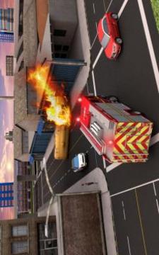 美国城市消防员英雄：救援车超级英雄截图